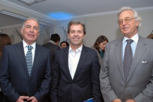 Subsecretario de pesca, Pablo Galilea, Ministro de Economía Félix de Vicente y Sergio Silva Alcalde Pdte. Culinary